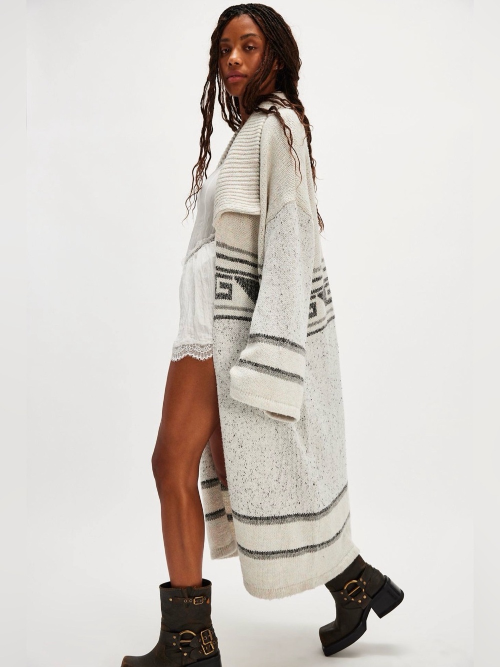 NWT Free People Jen’s Pirate Booty Coastline Cardigan size M/L